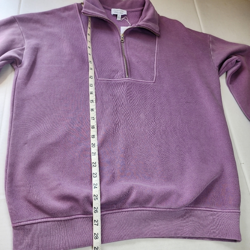 NEW | & Other‎ Stories | Half Zip Sweatshirt,  Small - Picture 9 of 12